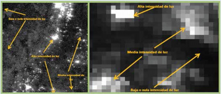 zonas luminosas